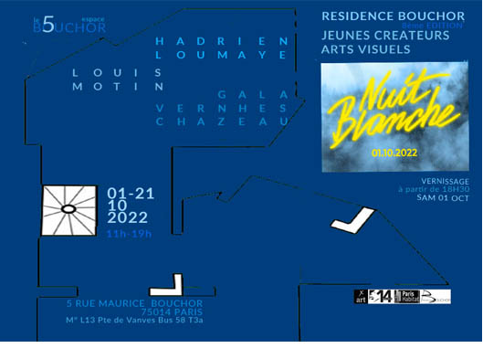 1/10 : Vernissage exposition ART SOUS X pendant la NUIT BLANCHE