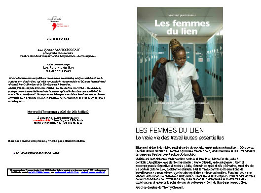 27/09->DEBAT : « LES FEMMES DE LIENS » DE VINCENT JAROUSSEAU