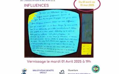 Jusqu’au 15/05 Exposition « Influences » à bibliothèque Benoîte-Groult