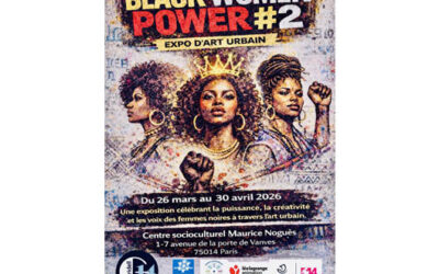 Jusqu&rsquo;au 30 avril >>Exposition collective d&rsquo;art urbain « Black Women Power » Au centre Maurice Noguès